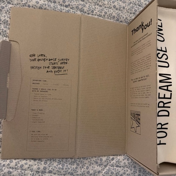 Golden Goose Women's White and Glitter Sneakers - Picture 8 of 8